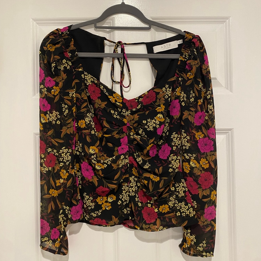 ASTR the Label floral print blouse